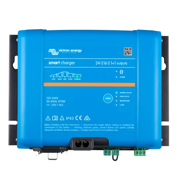 Nabíjačka Victron Energy Smart IP43 Charger 24V/16A (1+1)